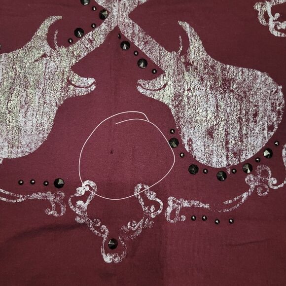 Rock & Republic Tank Top Women’s Large Tank Top Born to Rock Guitars Logo - Picture 4 of 4